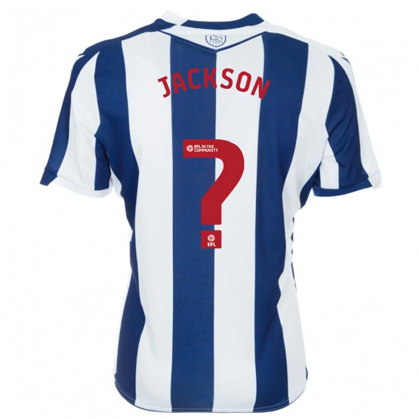Danxen Homem Camisola Theo Jackson #0 Azul Marinho Branco Principal 2025/26 Camisa Brasil