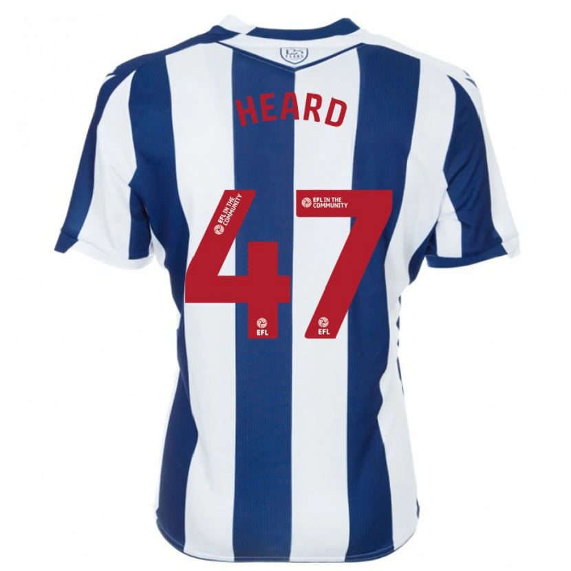 Danxen Homem Camisola Fenton Heard #47 Azul Marinho Branco Principal 2025/26 Camisa Brasil