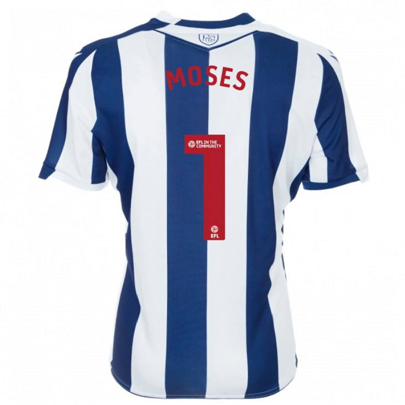 Danxen Homem Camisola Maxwell Moses #1 Azul Marinho Branco Principal 2025/26 Camisa Brasil