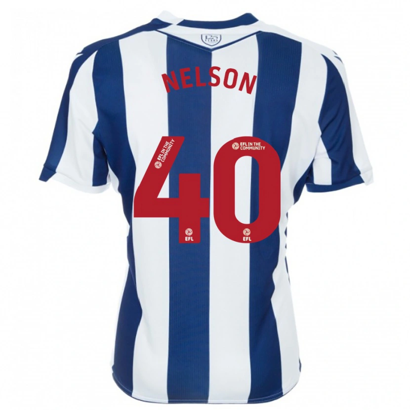 Danxen Homem Camisola Deago Nelson #40 Azul Marinho Branco Principal 2025/26 Camisa Brasil