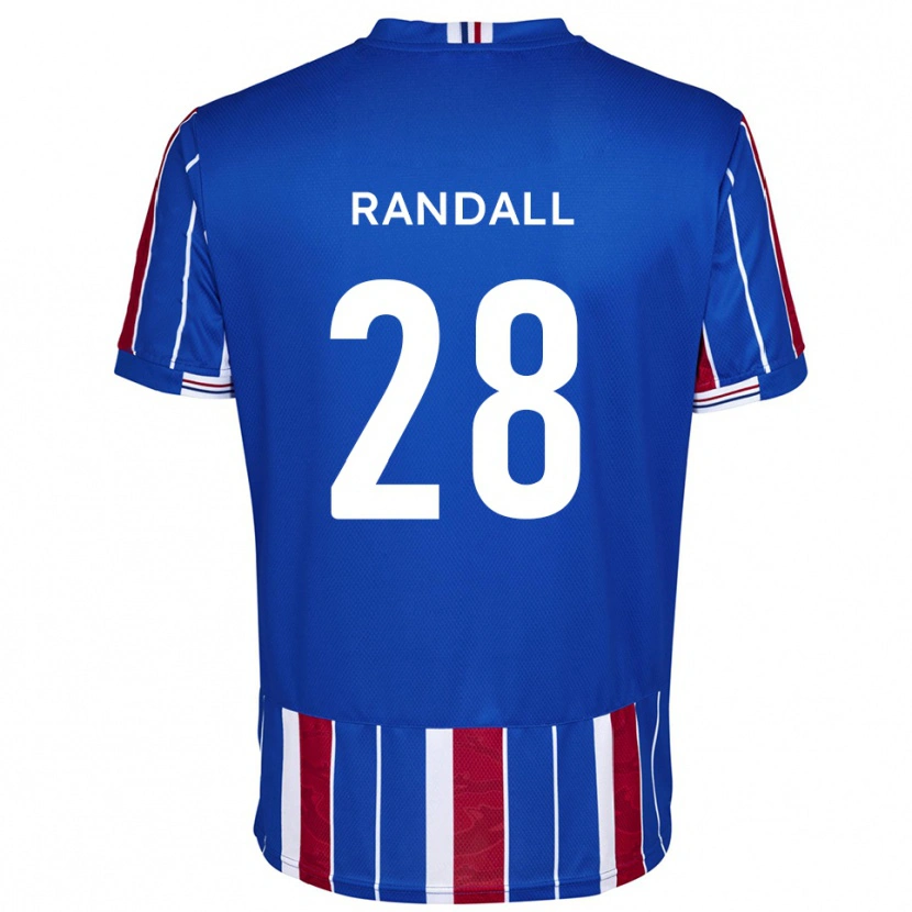 Danxen Homem Camisola Thomas Randall #28 Azul Vermelho Branco Principal 2025/26 Camisa Brasil