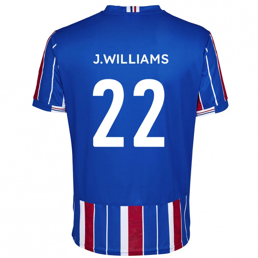 Danxen Homem Camisola Josh Williams #22 Azul Vermelho Branco Principal 2025/26 Camisa Brasil