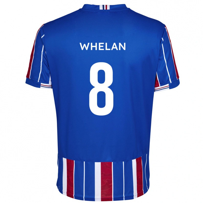 Danxen Homem Camisola Callum Whelan #8 Azul Vermelho Branco Principal 2025/26 Camisa Brasil