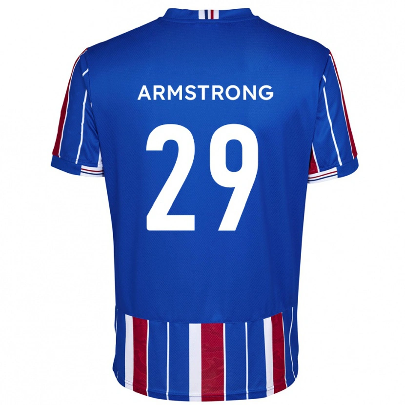Danxen Homem Camisola Luke Armstrong #29 Azul Vermelho Branco Principal 2025/26 Camisa Brasil