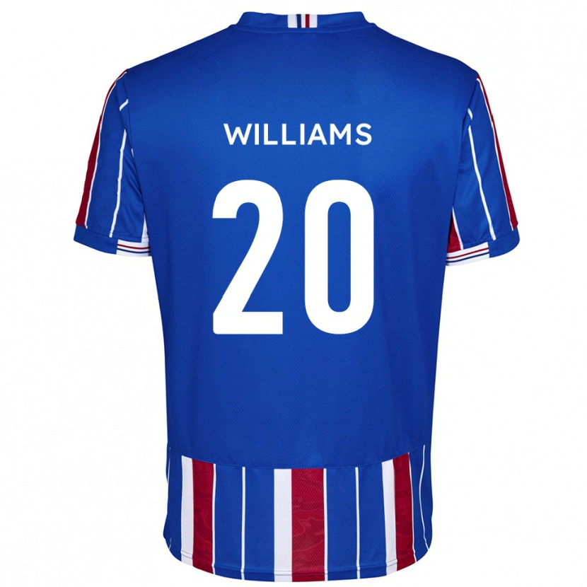 Danxen Homem Camisola Ben Williams #20 Azul Vermelho Branco Principal 2025/26 Camisa Brasil