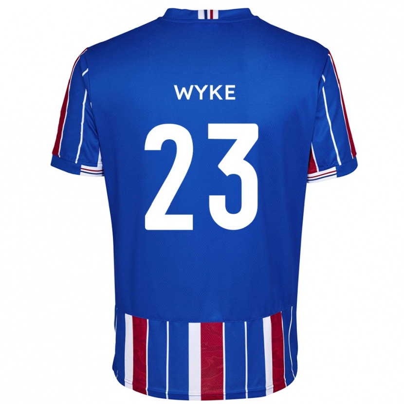 Danxen Homem Camisola Charlie Wyke #23 Azul Vermelho Branco Principal 2025/26 Camisa Brasil