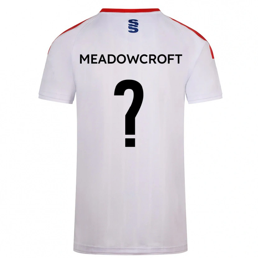 Danxen Homem Camisola Cullen Meadowcroft #0 Branco Azul Marinho Principal 2025/26 Camisa Brasil