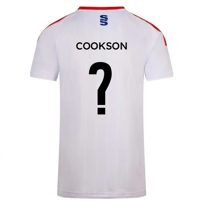 Danxen Homem Camisola Ashton Cookson #0 Branco Azul Marinho Principal 2025/26 Camisa Brasil