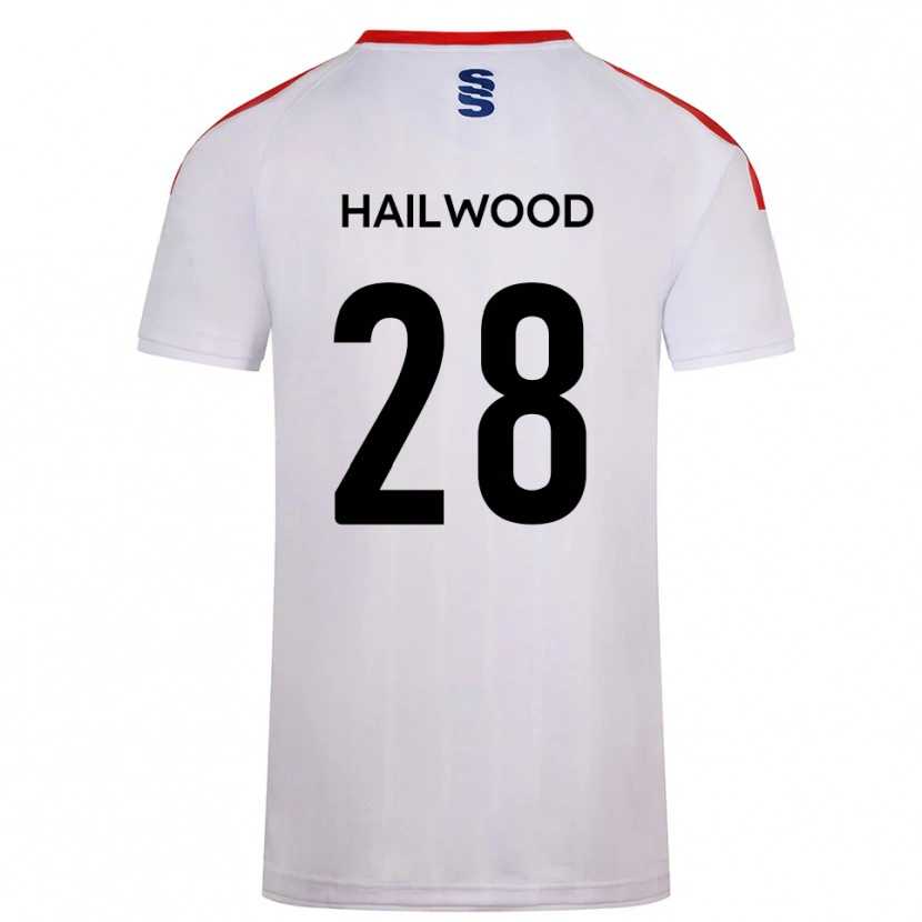 Danxen Homem Camisola Jesse Hailwood #28 Branco Azul Marinho Principal 2025/26 Camisa Brasil