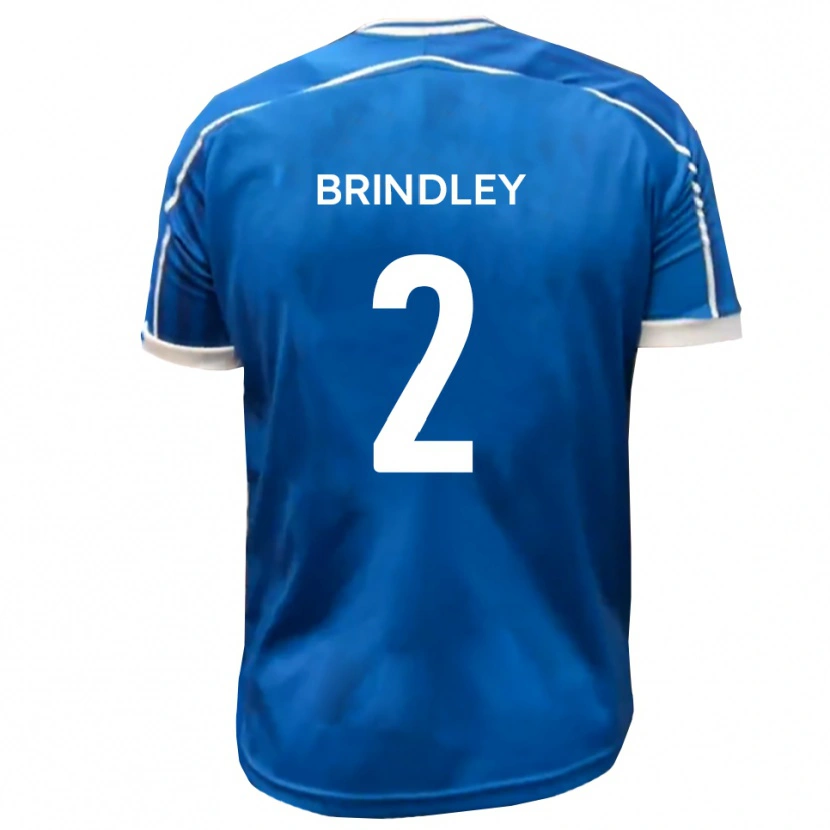 Danxen Homem Camisola Richard Brindley #2 Azul Branco Principal 2025/26 Camisa Brasil