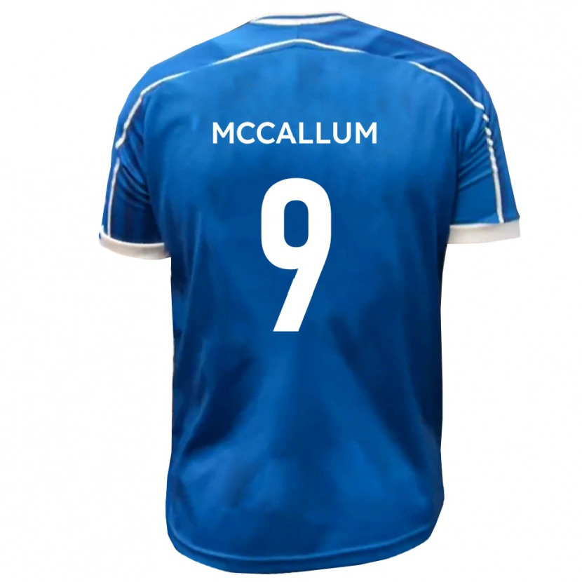 Danxen Homem Camisola Paul Mccallum #9 Azul Branco Principal 2025/26 Camisa Brasil