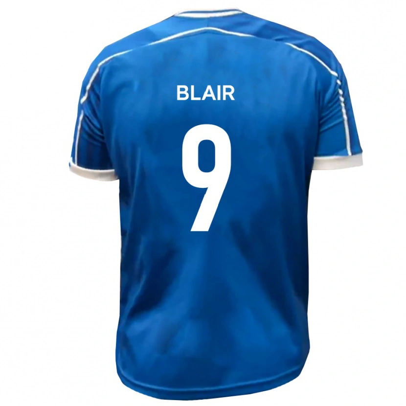 Danxen Homem Camisola Aaron Blair #9 Azul Branco Principal 2025/26 Camisa Brasil