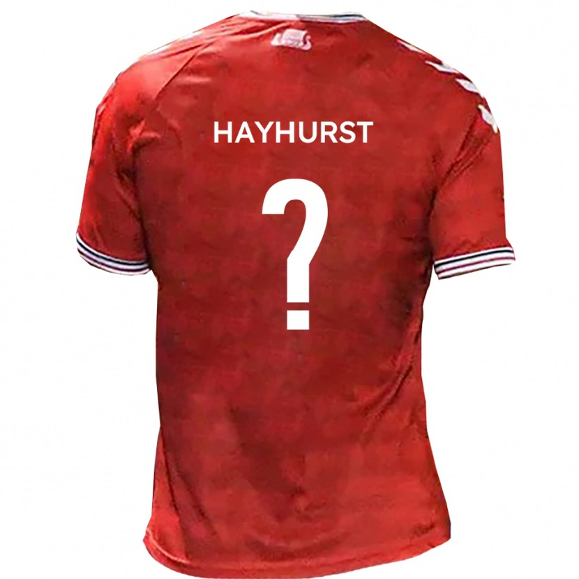 Danxen Homem Camisola Imogen Hayhurst #0 Vermelho Branco Principal 2025/26 Camisa Brasil