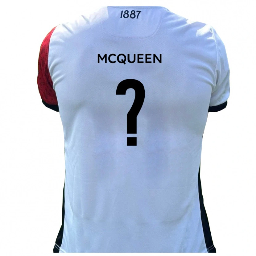 Danxen Homem Camisola Cameron Mcqueen #0 Vermelho Branco Principal 2025/26 Camisa Brasil
