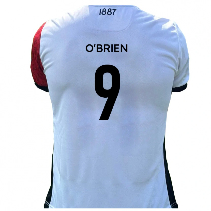 Danxen Homem Camisola Aiden O'brien #9 Vermelho Branco Principal 2025/26 Camisa Brasil