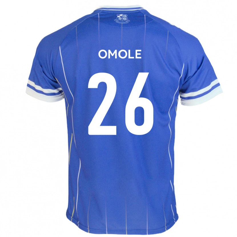 Danxen Homem Camisola Tobi Omole #26 Azul Real Principal 2025/26 Camisa Brasil
