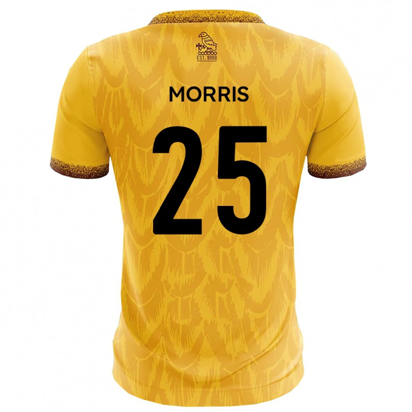 Danxen Homem Camisola Chad Morris #25 Amarelo Marrom Principal 2025/26 Camisa Brasil