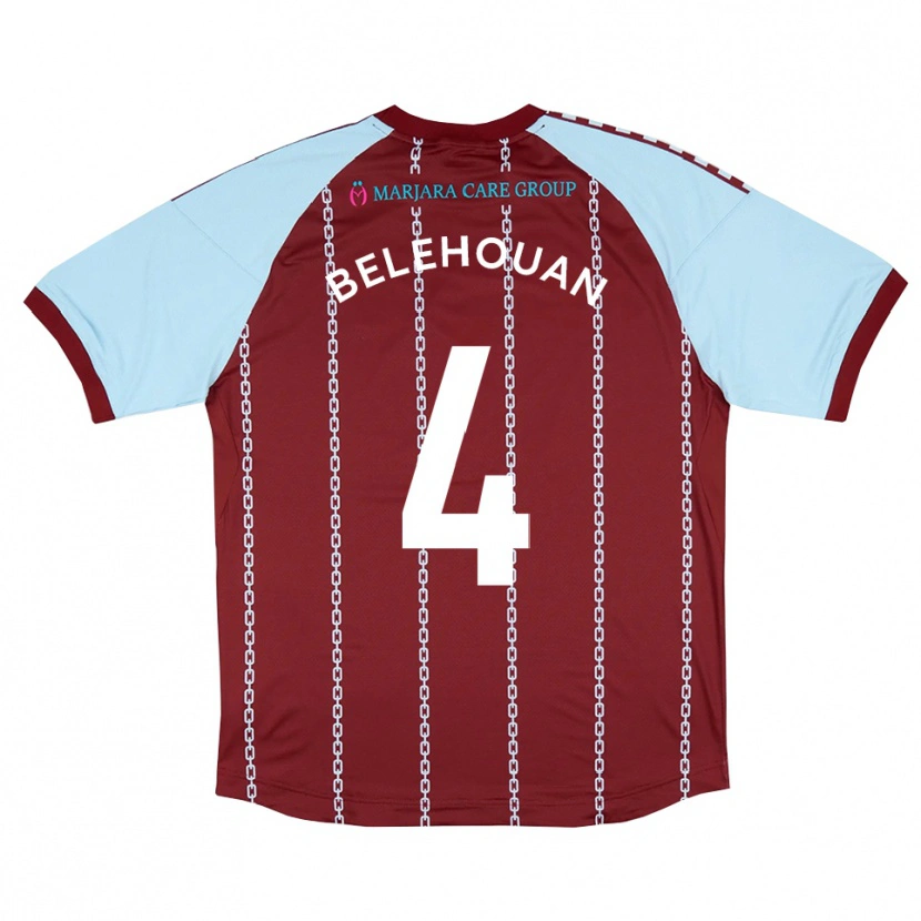 Danxen Homem Camisola Jean Belehouan #4 Azul Celeste Ferrugem Vermelho Principal 2025/26 Camisa Brasil