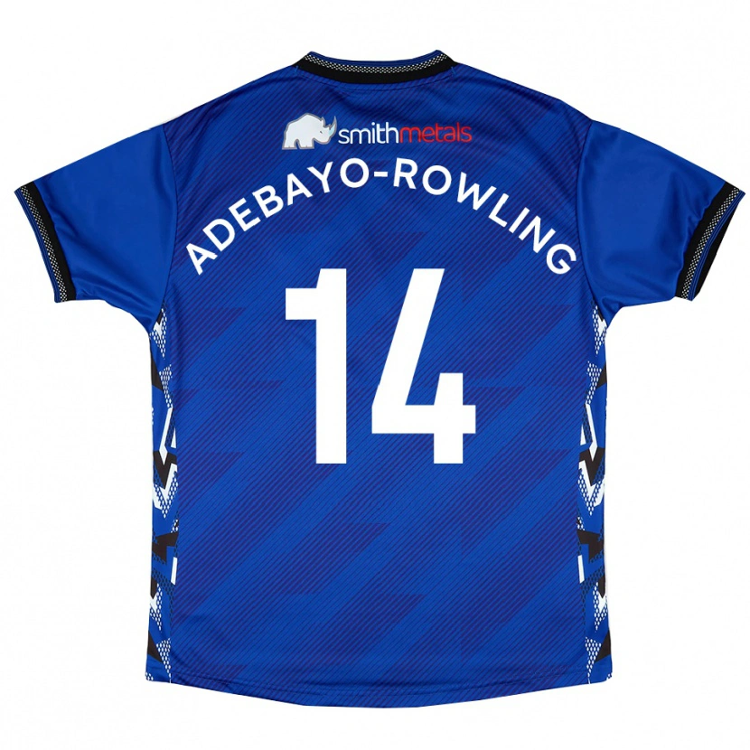 Danxen Homem Camisola Tobi Adebayo-Rowling #14 Azul Branco Principal 2025/26 Camisa Brasil