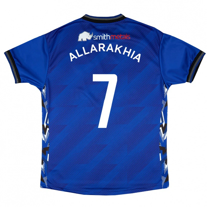 Danxen Homem Camisola Tarryn Allarakhia #7 Azul Branco Principal 2025/26 Camisa Brasil