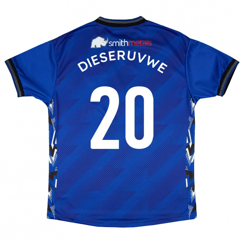 Danxen Homem Camisola Emmanuel Dieseruvwe #20 Azul Branco Principal 2025/26 Camisa Brasil