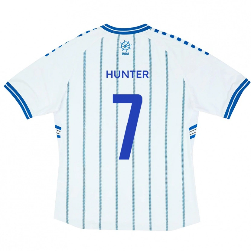 Danxen Homem Camisola Jack Hunter #7 Branco Azul Principal 2025/26 Camisa Brasil