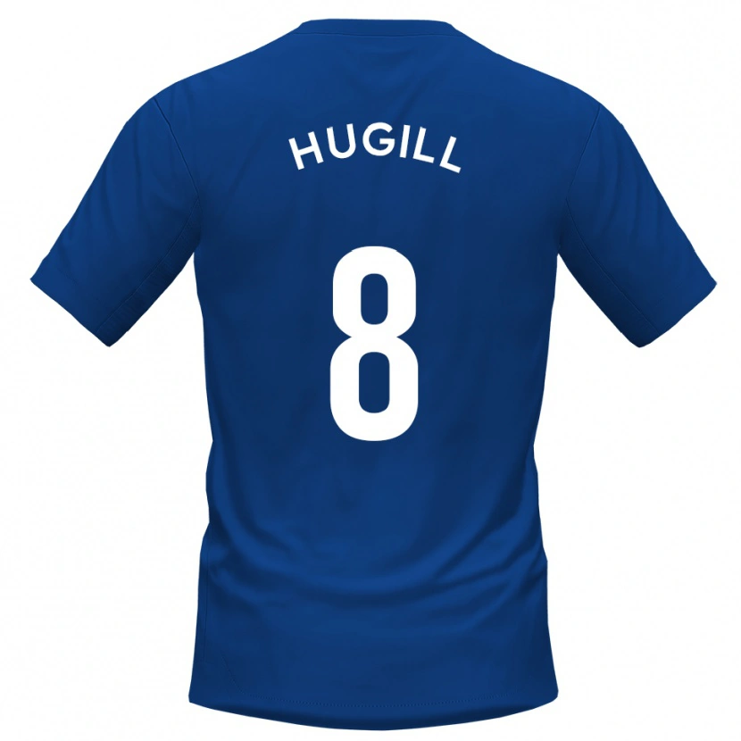 Danxen Homem Camisola Will Hugill #8 Azul Branco Principal 2025/26 Camisa Brasil