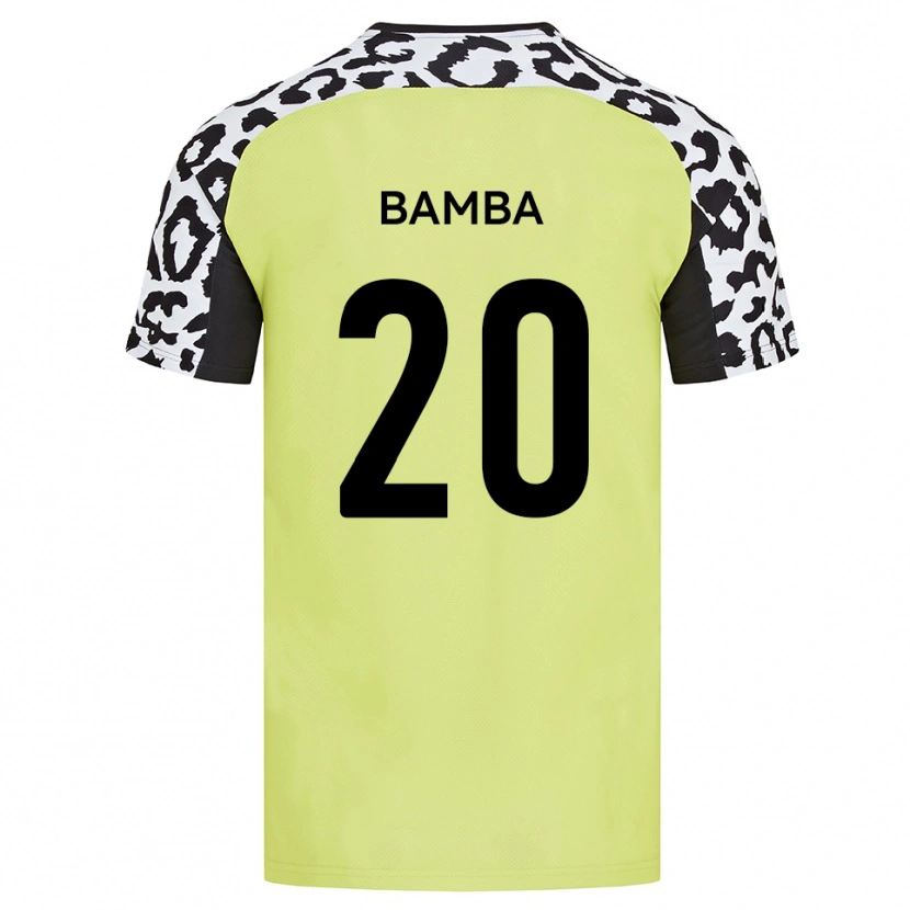 Danxen Homem Camisola Yahya Bamba #20 Amarelo Fluorescente Principal 2025/26 Camisa Brasil