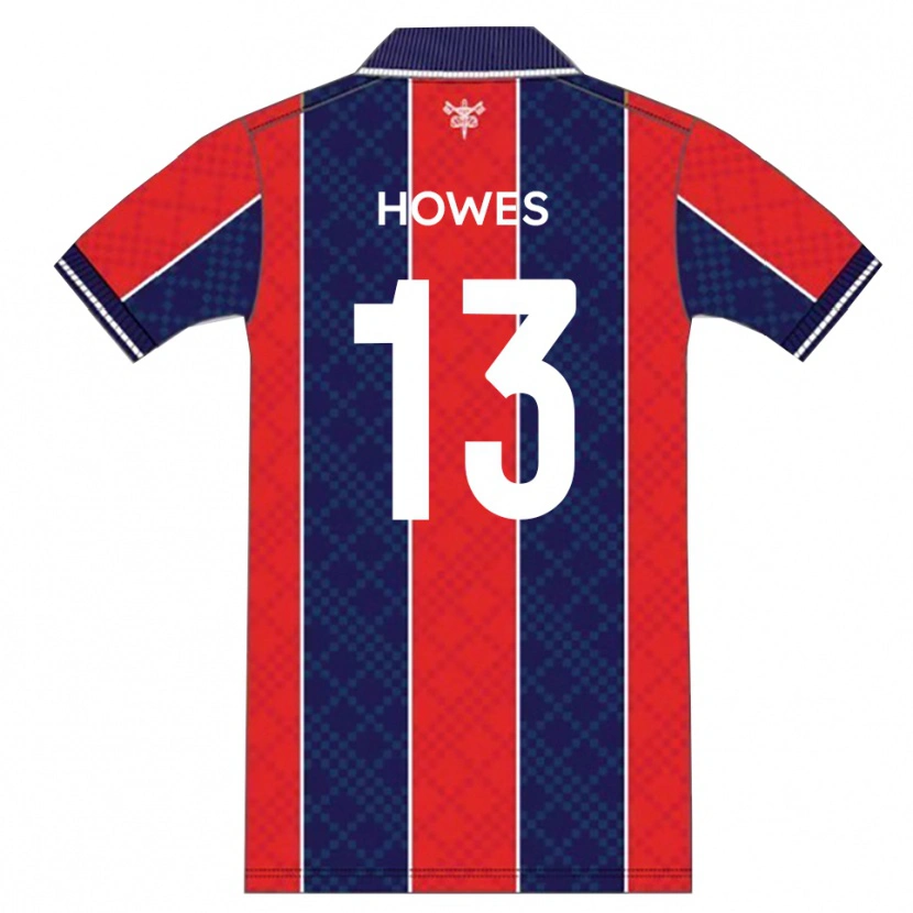 Danxen Homem Camisola Sam Howes #13 Vermelho Azul Marinho Principal 2025/26 Camisa Brasil