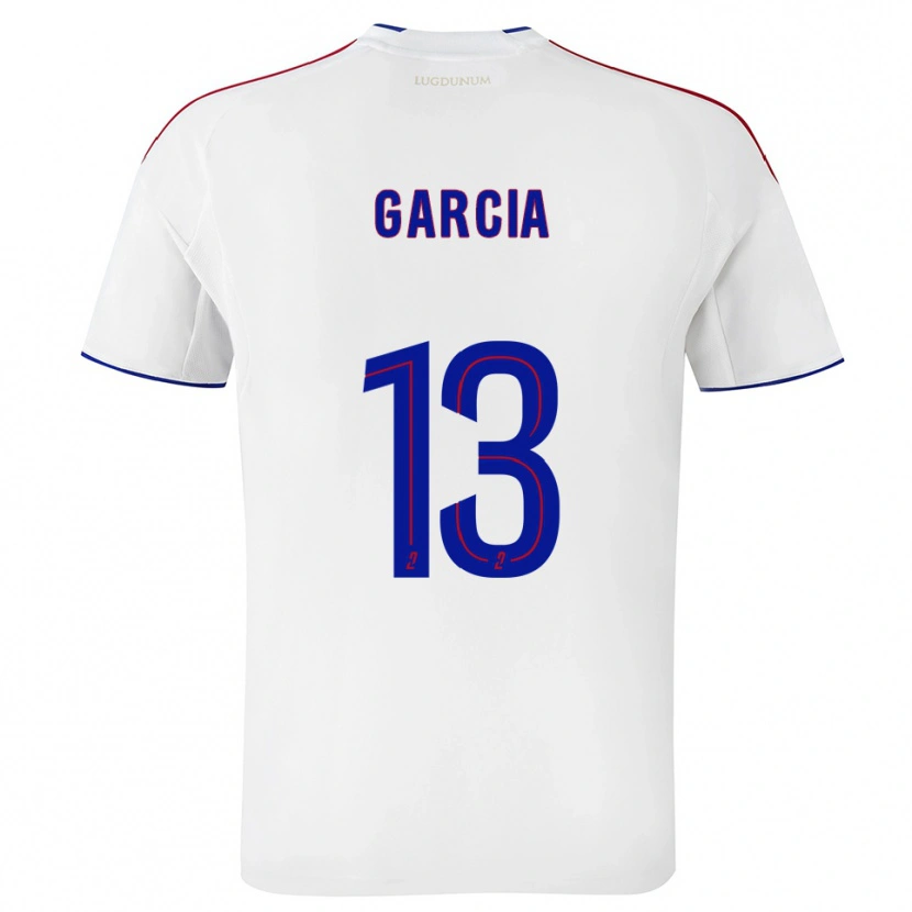 Danxen Homem Camisola Angel Garcia #13 Branco Vermelho Principal 2025/26 Camisa Brasil