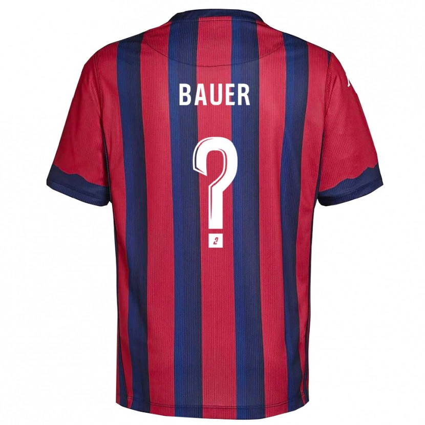 Danxen Homem Camisola Hugo Bauer #0 Vinho Azul Marinho Principal 2025/26 Camisa Brasil
