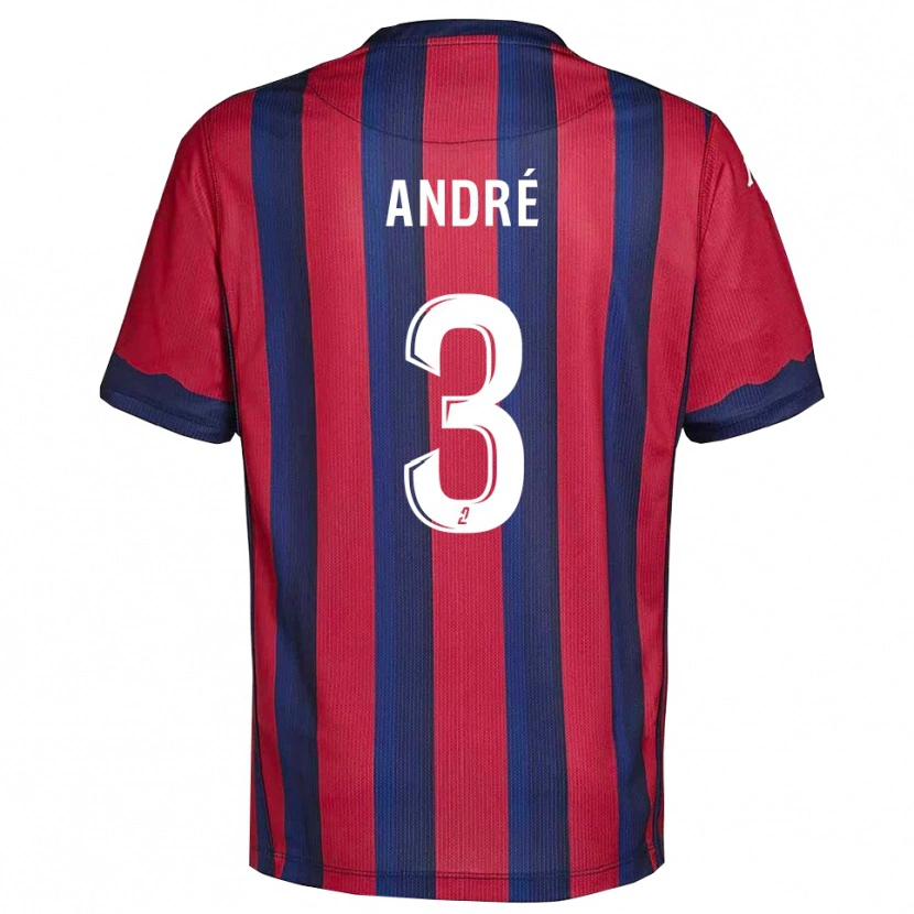 Danxen Homem Camisola Winston André #3 Vinho Azul Marinho Principal 2025/26 Camisa Brasil