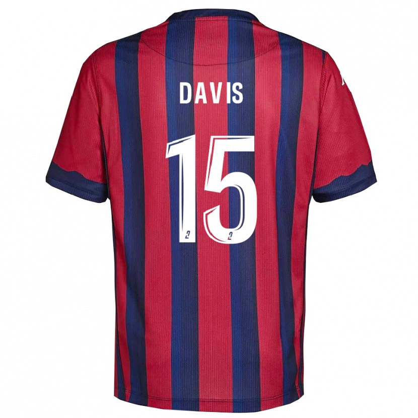 Danxen Homem Camisola Matthew Davis #15 Vinho Azul Marinho Principal 2025/26 Camisa Brasil