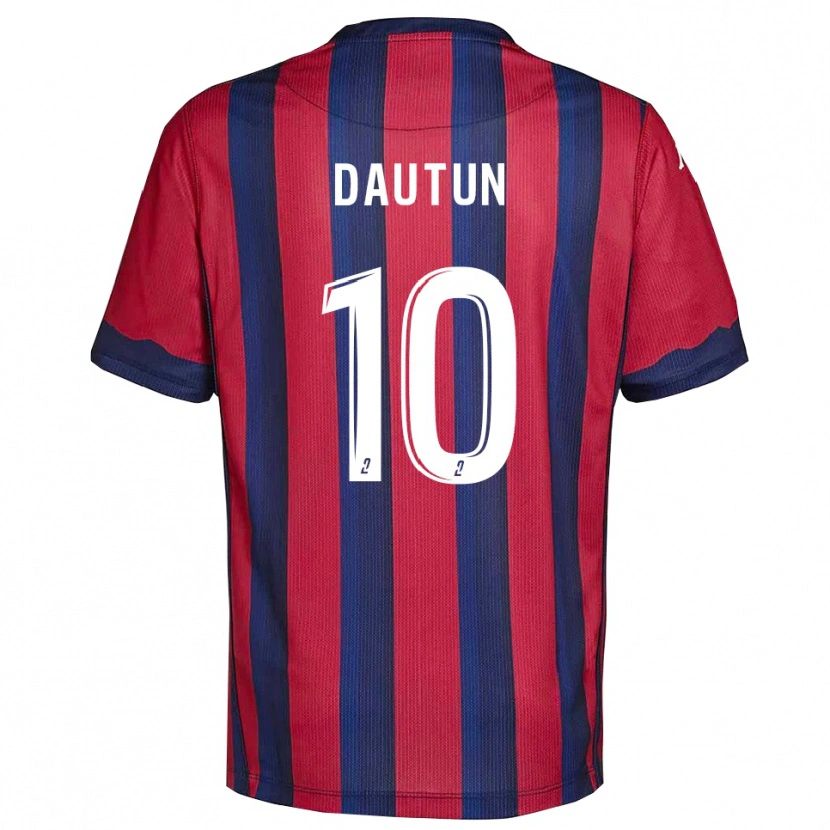 Danxen Homem Camisola Margaux Dautun #10 Vinho Azul Marinho Principal 2025/26 Camisa Brasil