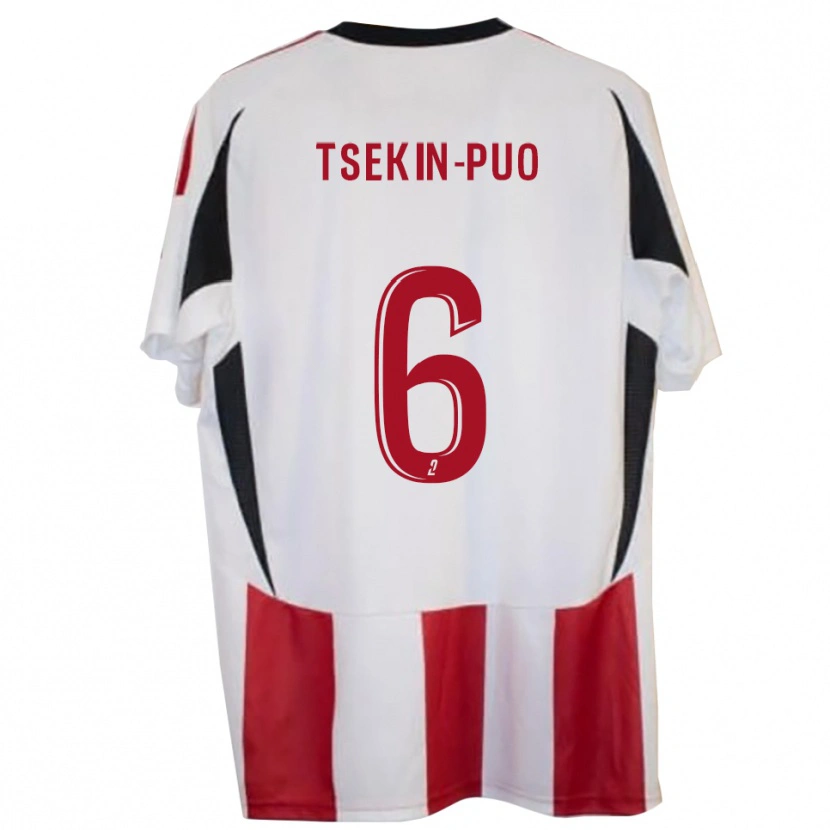 Danxen Homem Camisola Lenny Tsekin-Puo #6 Vermelho Azul Principal 2025/26 Camisa Brasil