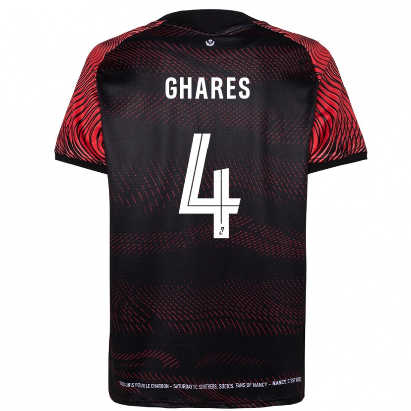 Danxen Homem Camisola Haïssam Ghares #4 Branco Vermelho Principal 2025/26 Camisa Brasil
