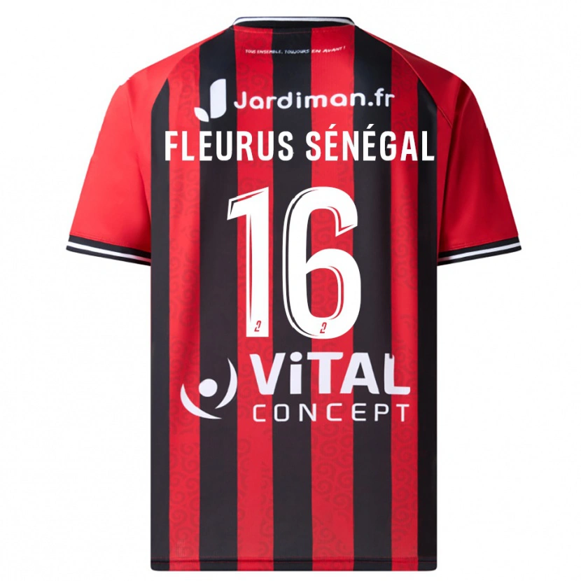 Danxen Homem Camisola Paul Fleurus Sénégal #16 Vermelho Preto Principal 2025/26 Camisa Brasil