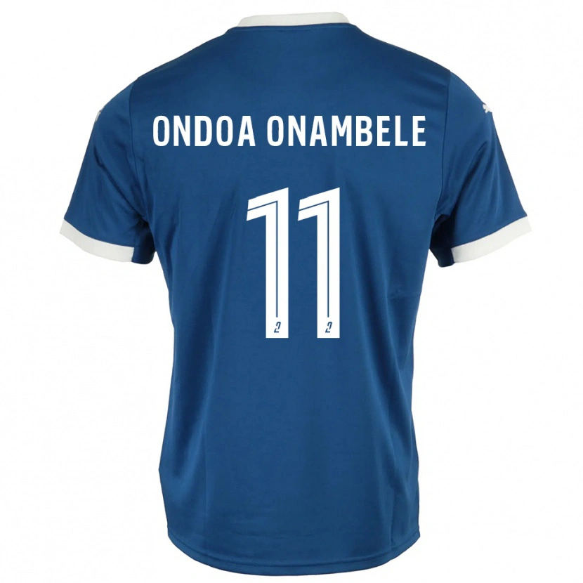 Danxen Homem Camisola Fred Ondoa Onambele #11 Azul Branco Principal 2025/26 Camisa Brasil