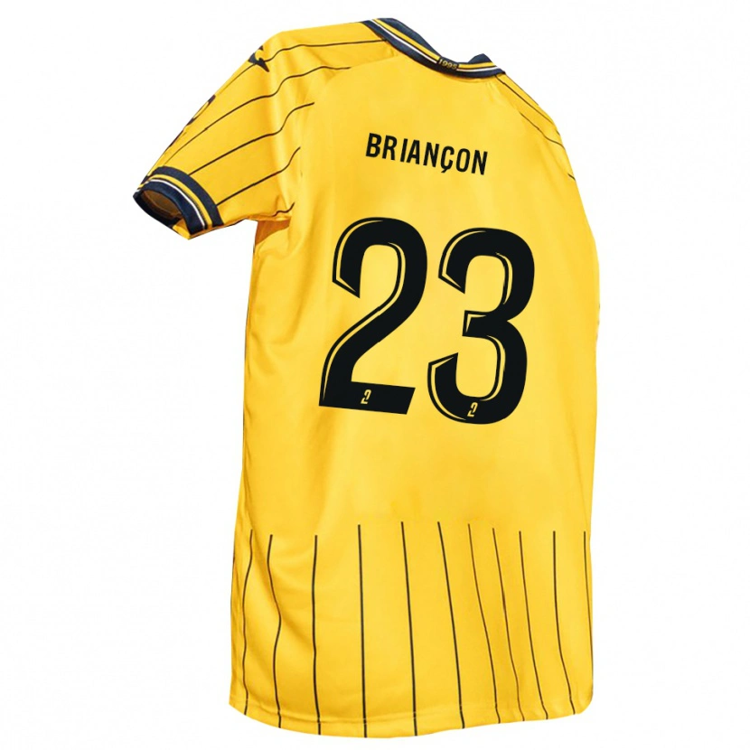 Danxen Homem Camisola Anthony Briançon #23 Amarelo Azul Marinho Principal 2025/26 Camisa Brasil
