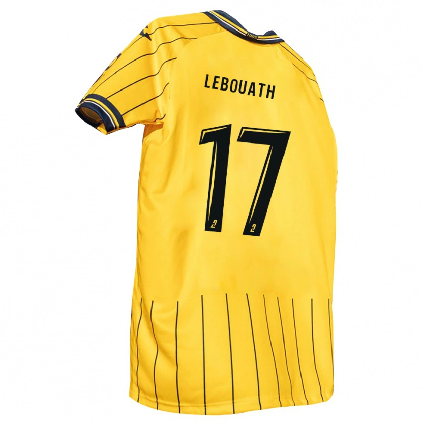 Danxen Homem Camisola Salif Lebouath #17 Amarelo Azul Marinho Principal 2025/26 Camisa Brasil