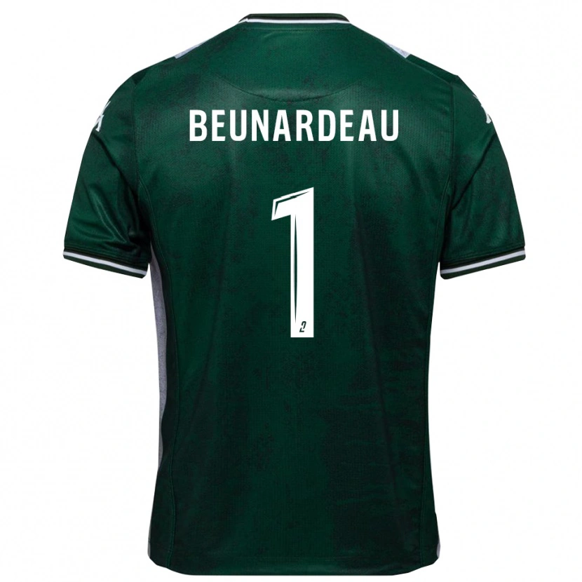 Danxen Homem Camisola Quentin Beunardeau #1 Verde Branco Principal 2025/26 Camisa Brasil