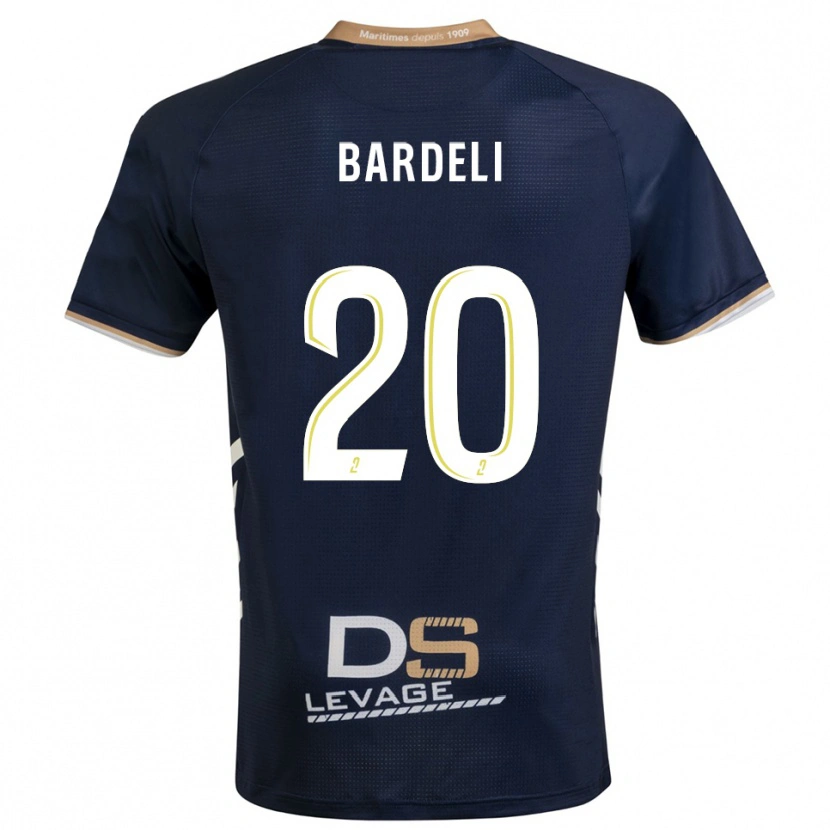 Danxen Homem Camisola Enzo Bardeli #20 Azul Marinho Dourado Principal 2025/26 Camisa Brasil