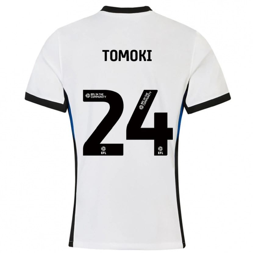 Danxen Homem Camisola Tomoki Iwata #24 Branco Azul Alternativa 2025/26 Camisa Brasil