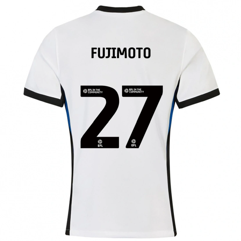 Danxen Homem Camisola Kanya Fujimoto #27 Branco Azul Alternativa 2025/26 Camisa Brasil