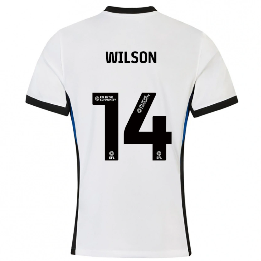 Danxen Homem Camisola Siobhan Wilson #14 Branco Azul Alternativa 2025/26 Camisa Brasil