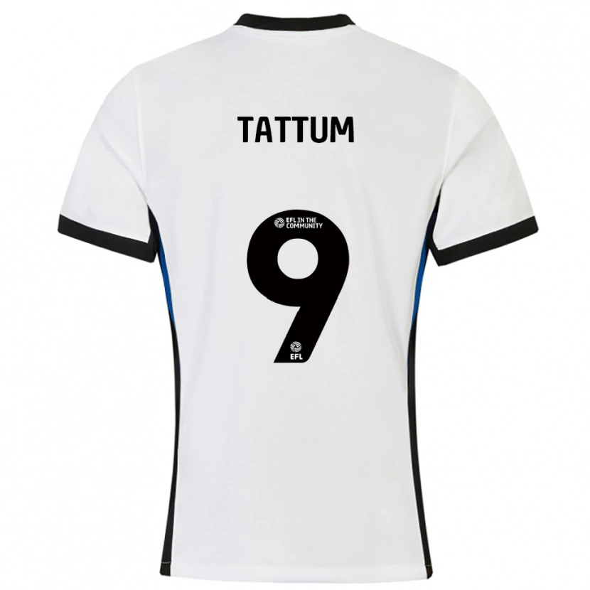 Danxen Homem Camisola Frank Tattum #9 Branco Azul Alternativa 2025/26 Camisa Brasil