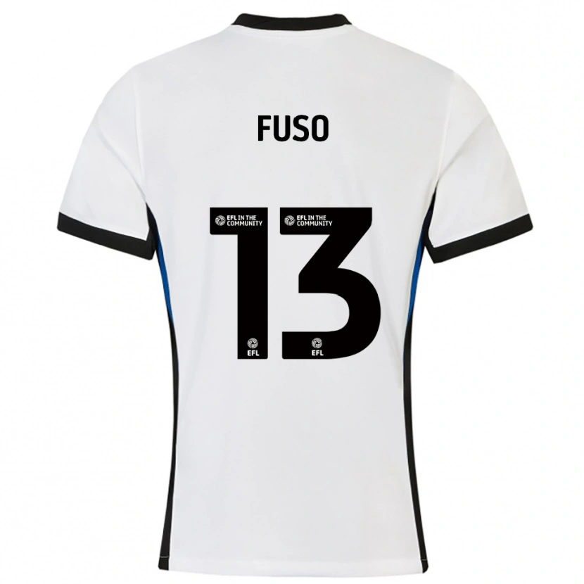Danxen Homem Camisola Ivana Fuso #13 Branco Azul Alternativa 2025/26 Camisa Brasil