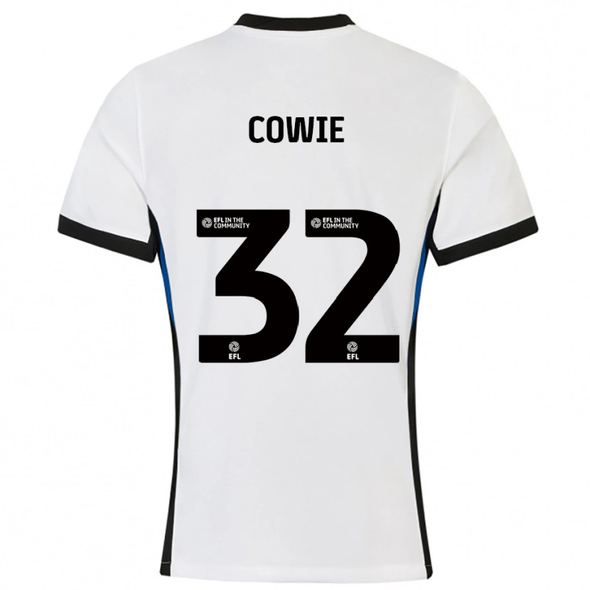 Danxen Homem Camisola Abbie Cowie #32 Branco Azul Alternativa 2025/26 Camisa Brasil