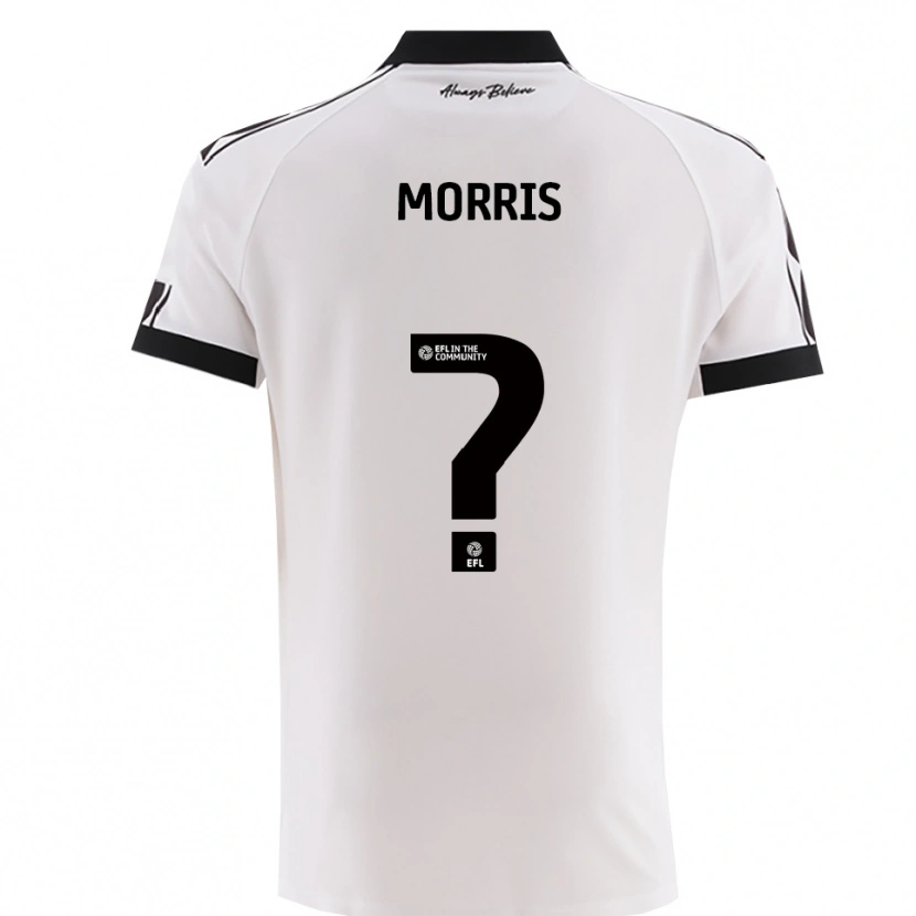 Danxen Homem Camisola Matt Morris #0 Branco Preto Alternativa 2025/26 Camisa Brasil