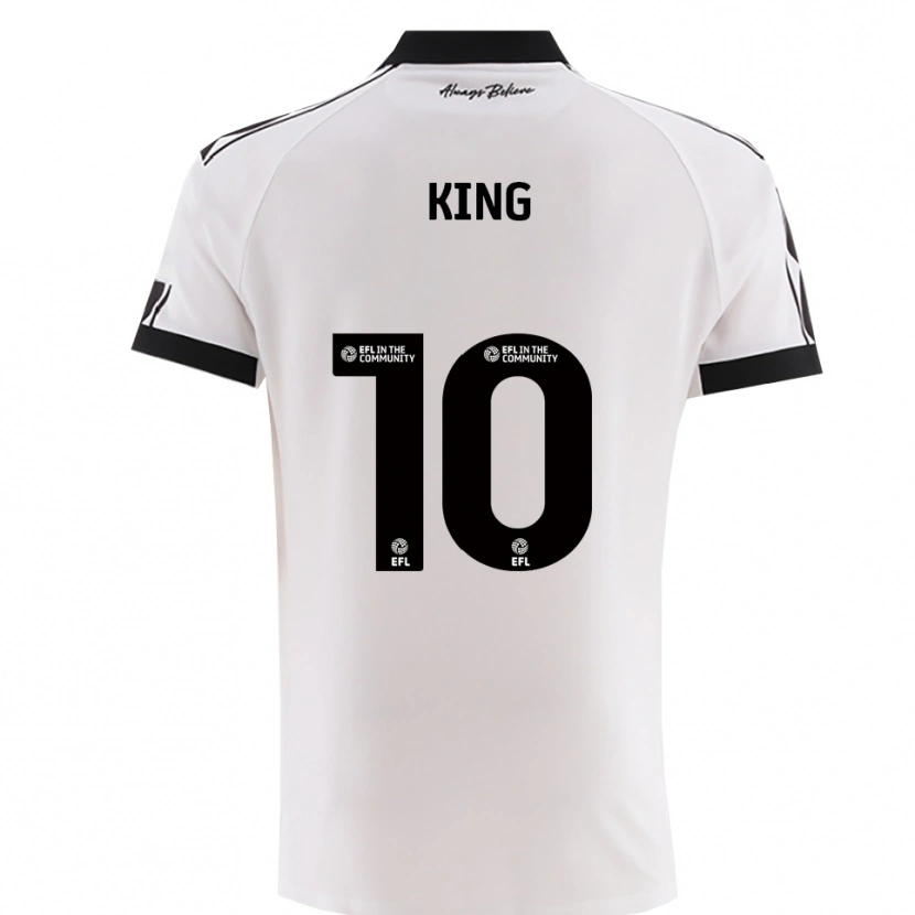 Danxen Homem Camisola Andy King #10 Branco Preto Alternativa 2025/26 Camisa Brasil